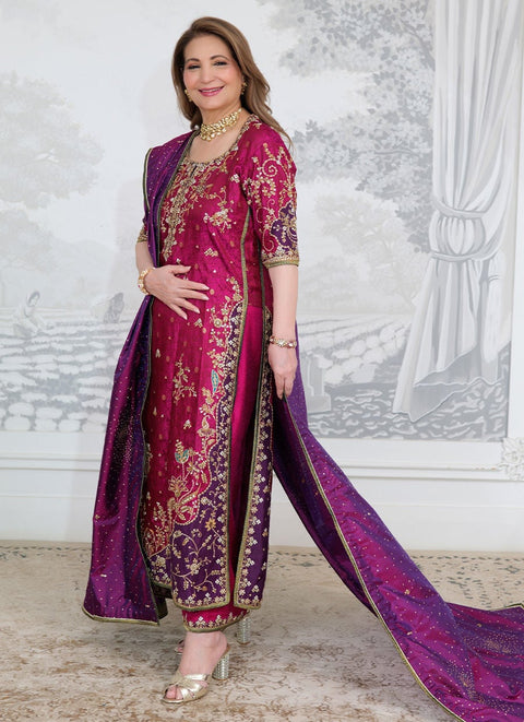 Bita Magenta Kurta