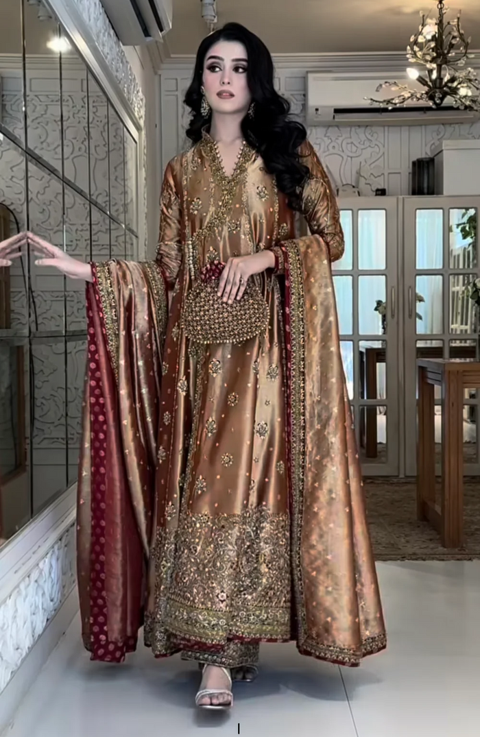 haris shakeel dress designer ASWAD Wedding dresses Sizes:XL | UK 18 | US 16 FA26 Delivery 5 Splicing Black Red Men's