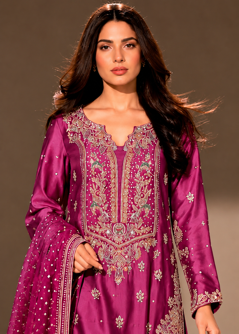 Magenta Elegance - Sehrish Nadeem