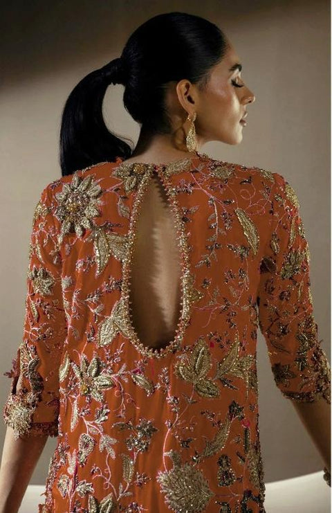Orange Zest Glam- Sana Safinaz